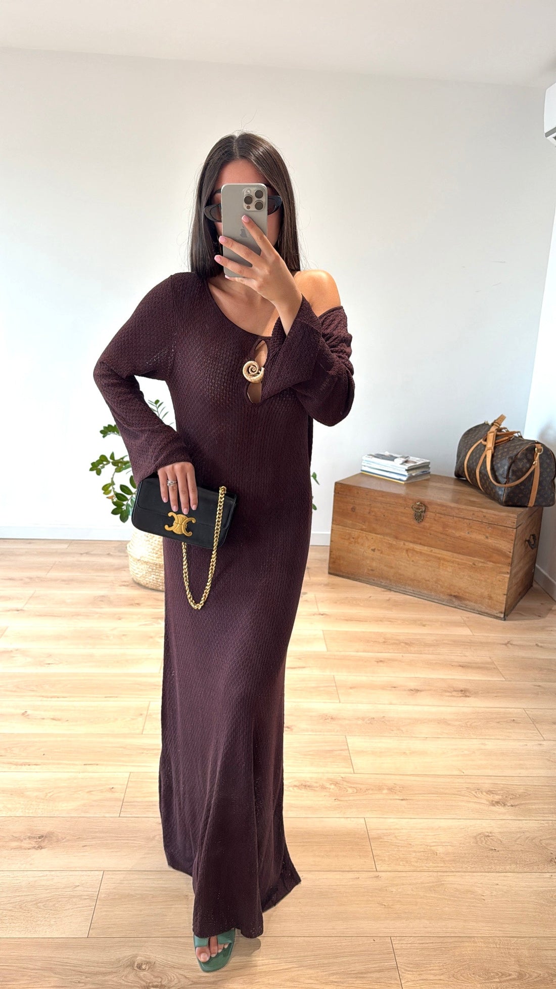 ROBE CHOCOLAT "COPE ROSE"