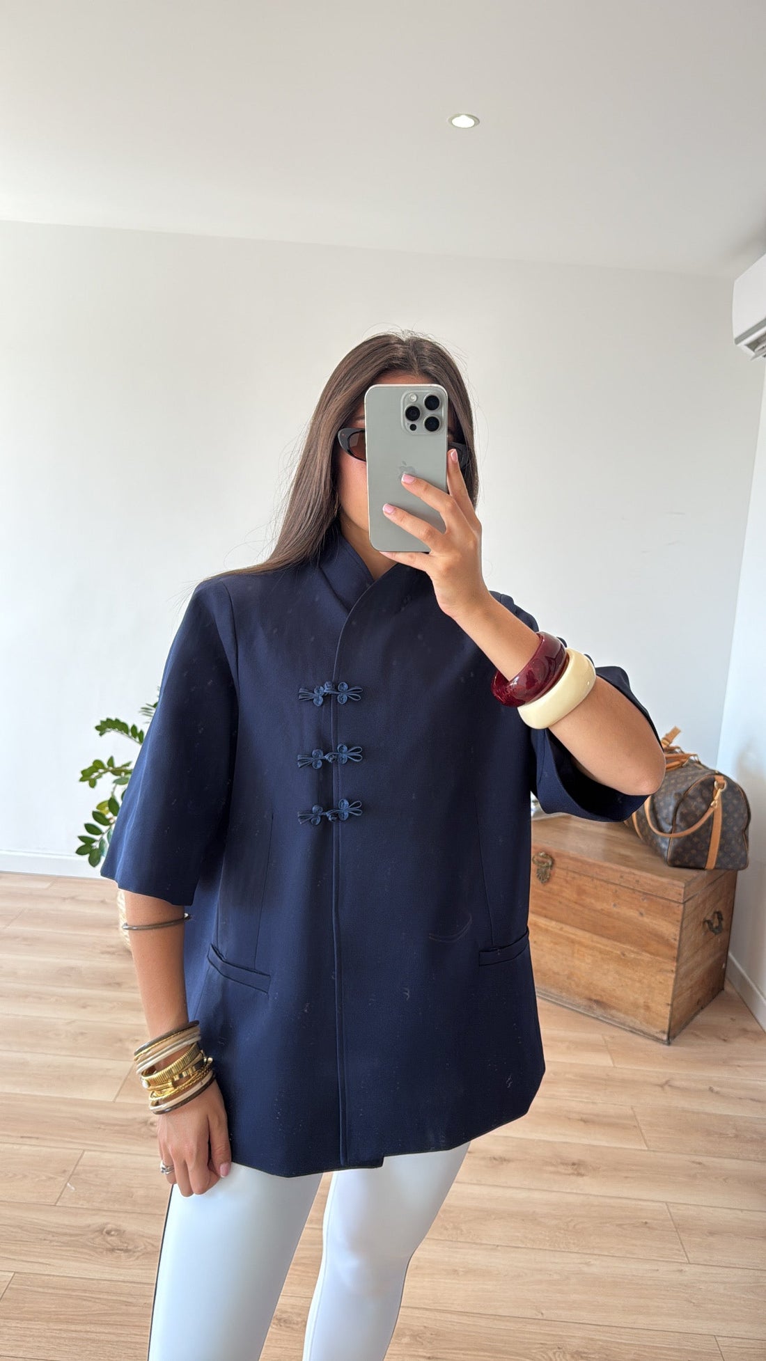 BLAZER BLEU MARINE "LOUISE"