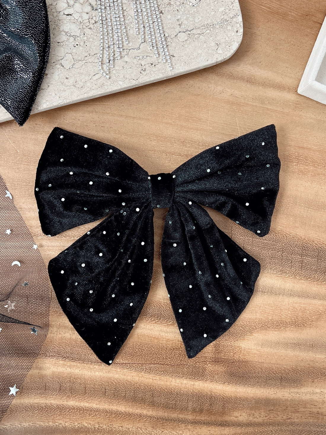 Barrette NOEUD - Noir