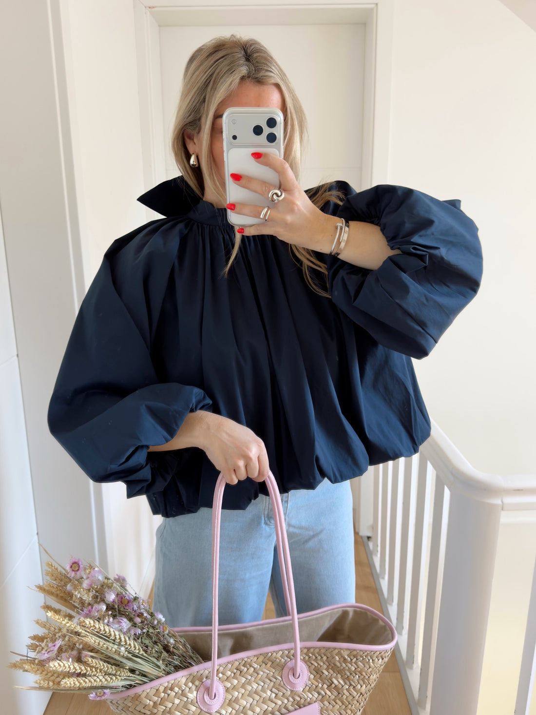 Blouse BELLA - Bleu