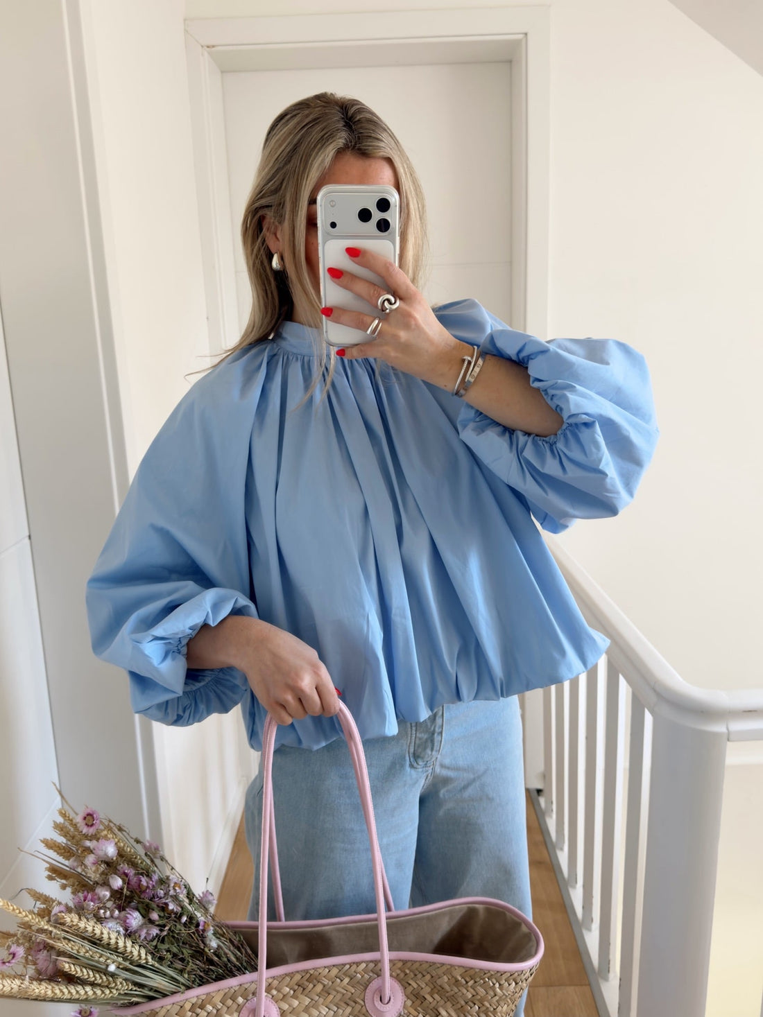Blouse BELLA - Bleu