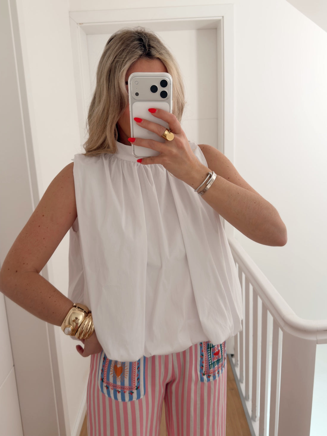 Blouse ESTHER - Blanc