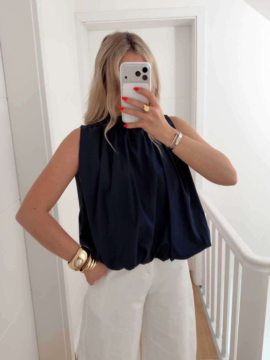 Blouse ESTHER - Bleu