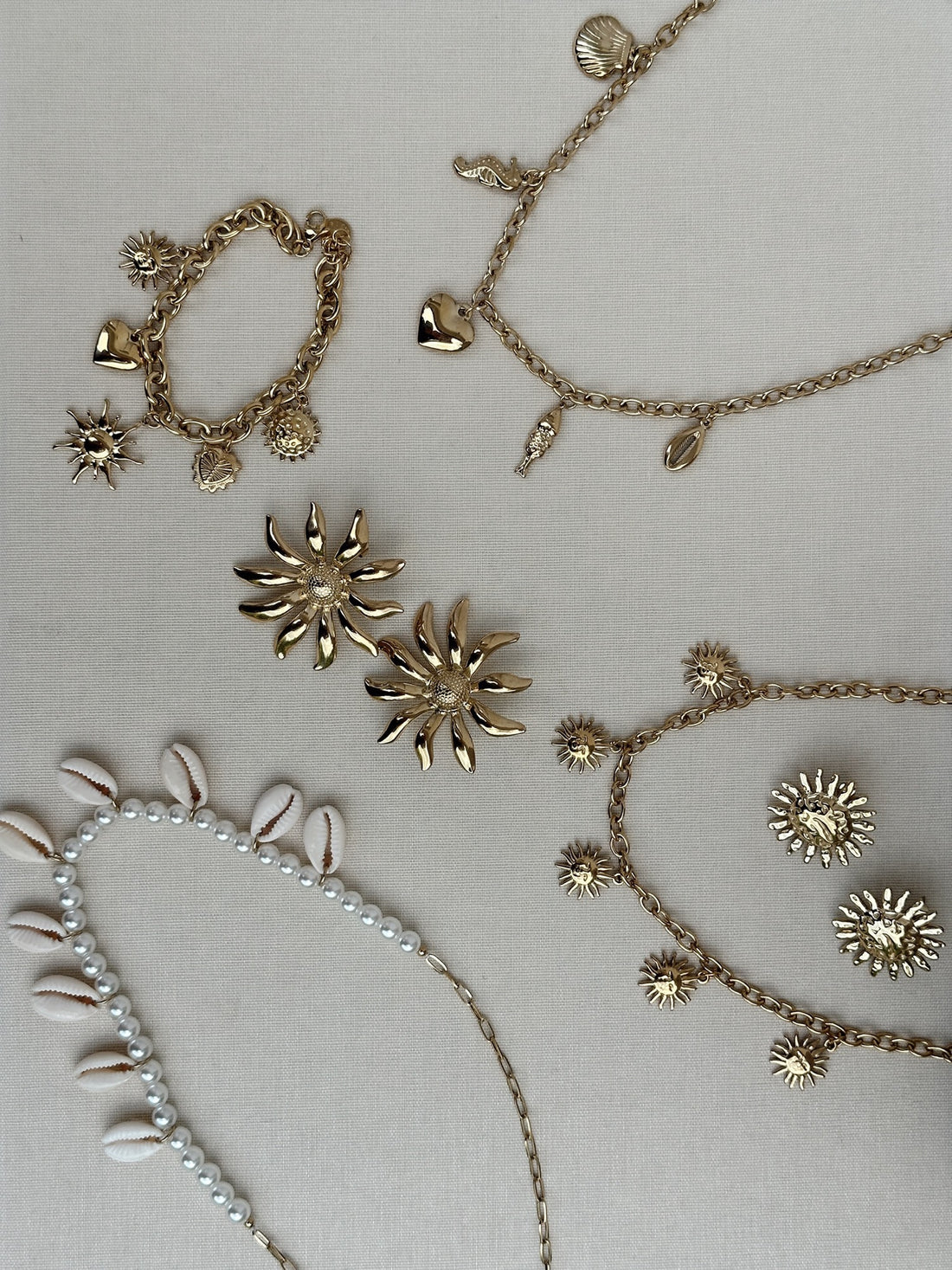 Boucles d'oreilles FLORI - Dore