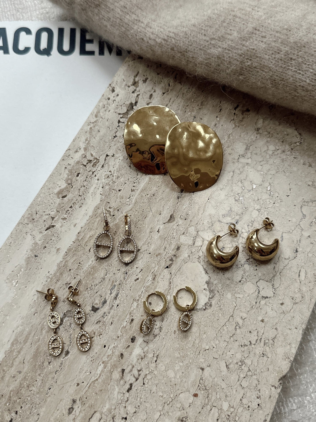 Boucles d'oreilles MASSERIA - Dore