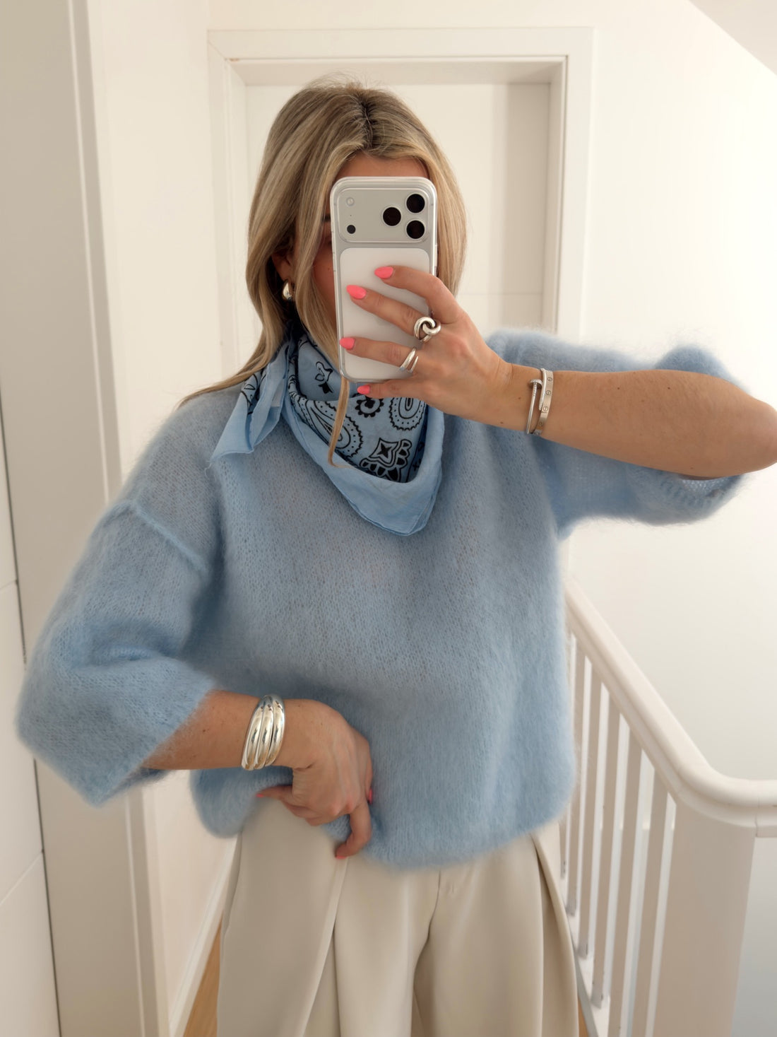 Foulard MONTAINE - Bleu