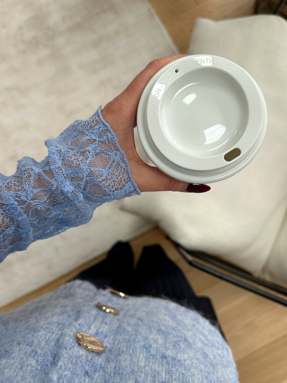 Gilet et top NOEMIE - Bleu