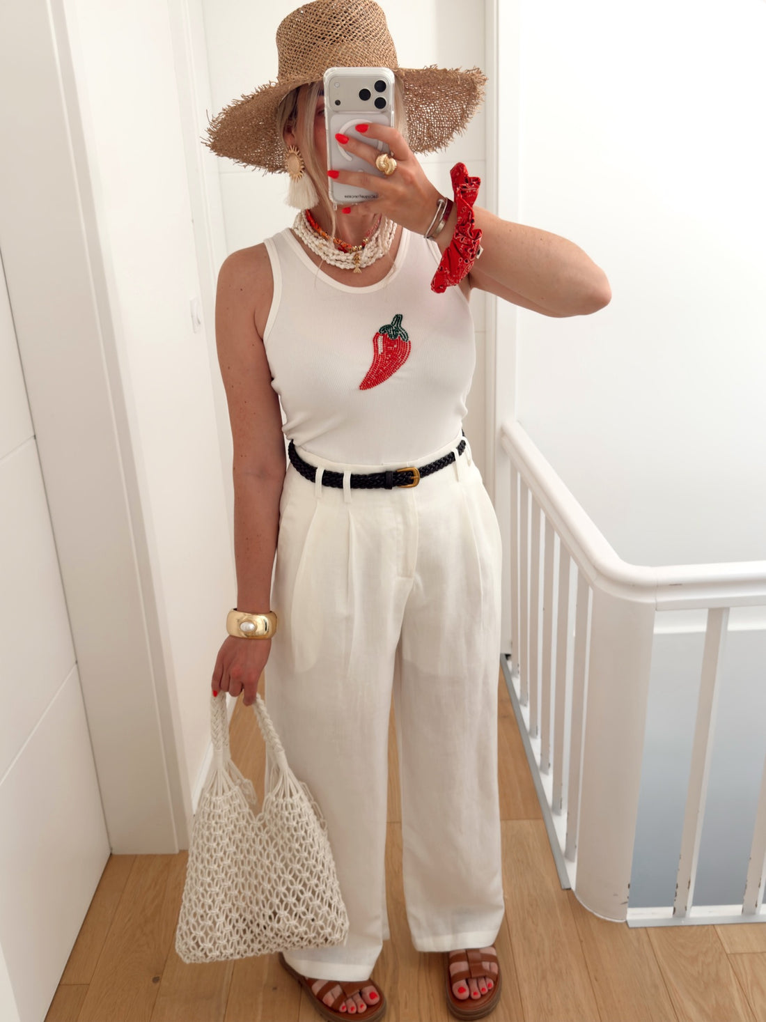 Pantalon GUAVELLA - Blanc