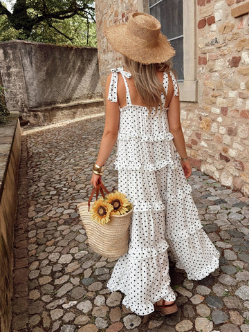 PRE COMMANDE Robe SELINE - Blanc