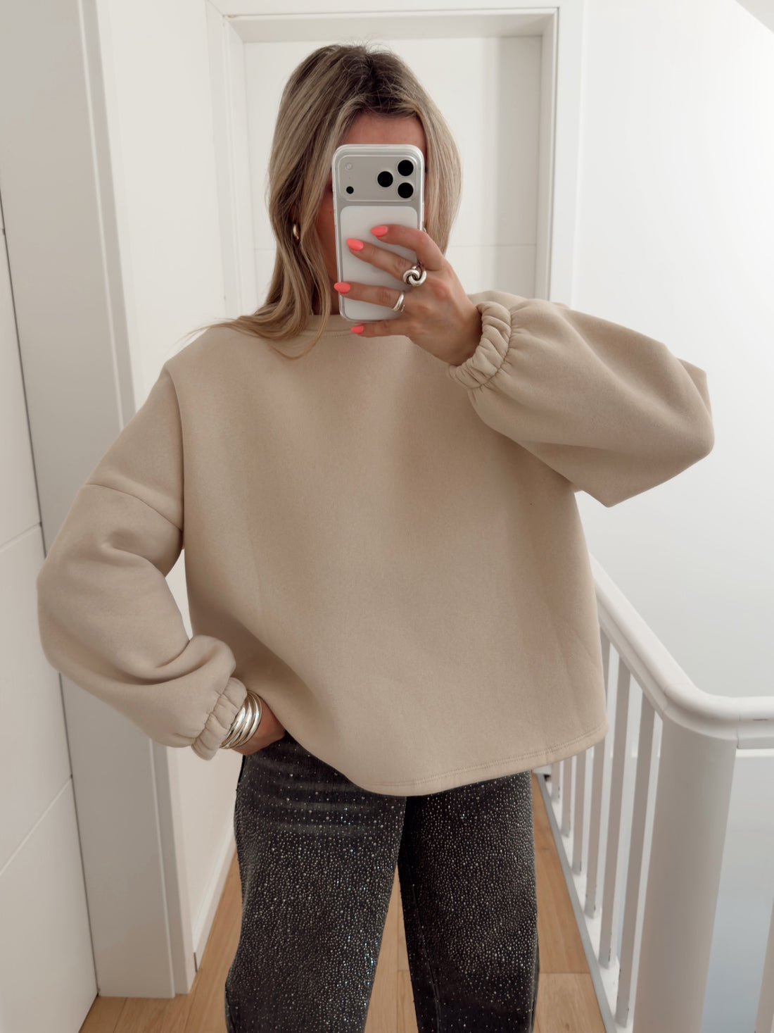 Pull MOM BOSS - Beige