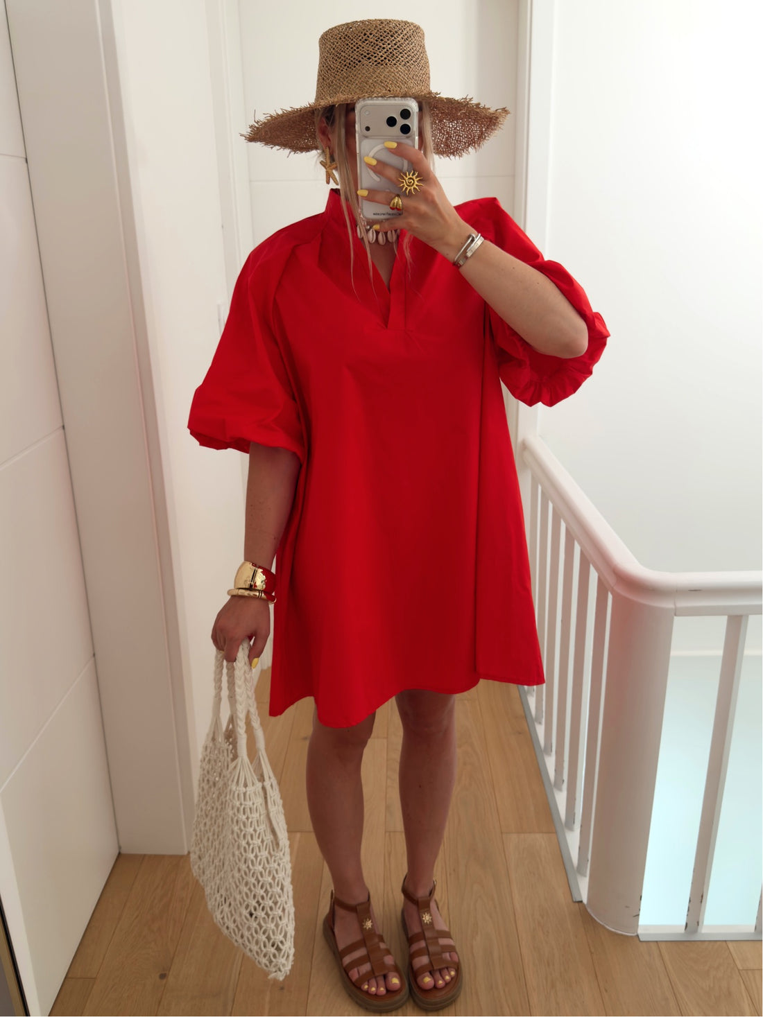 Robe ASTRID - Rouge