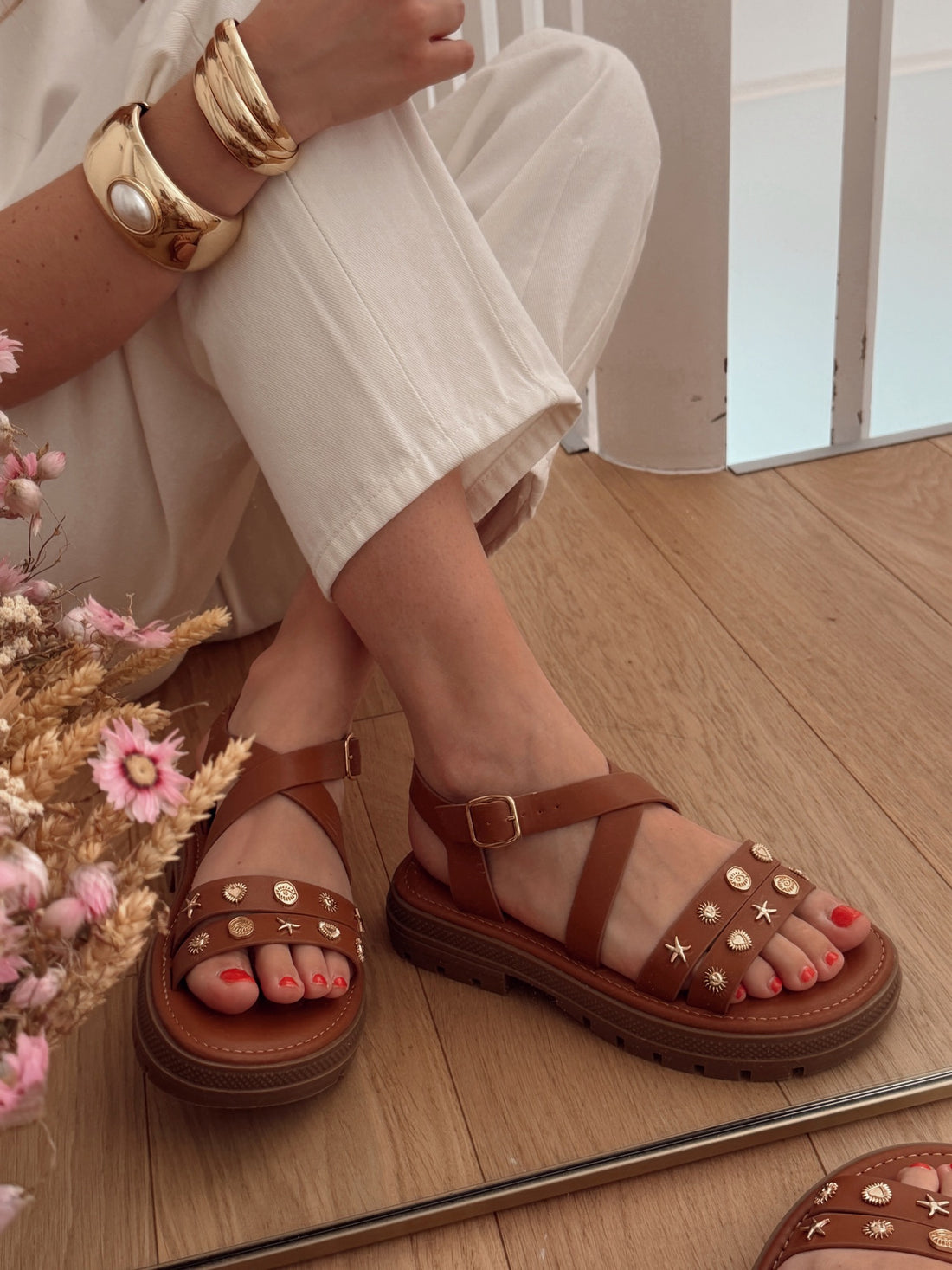 Sandales ADELE - Beige