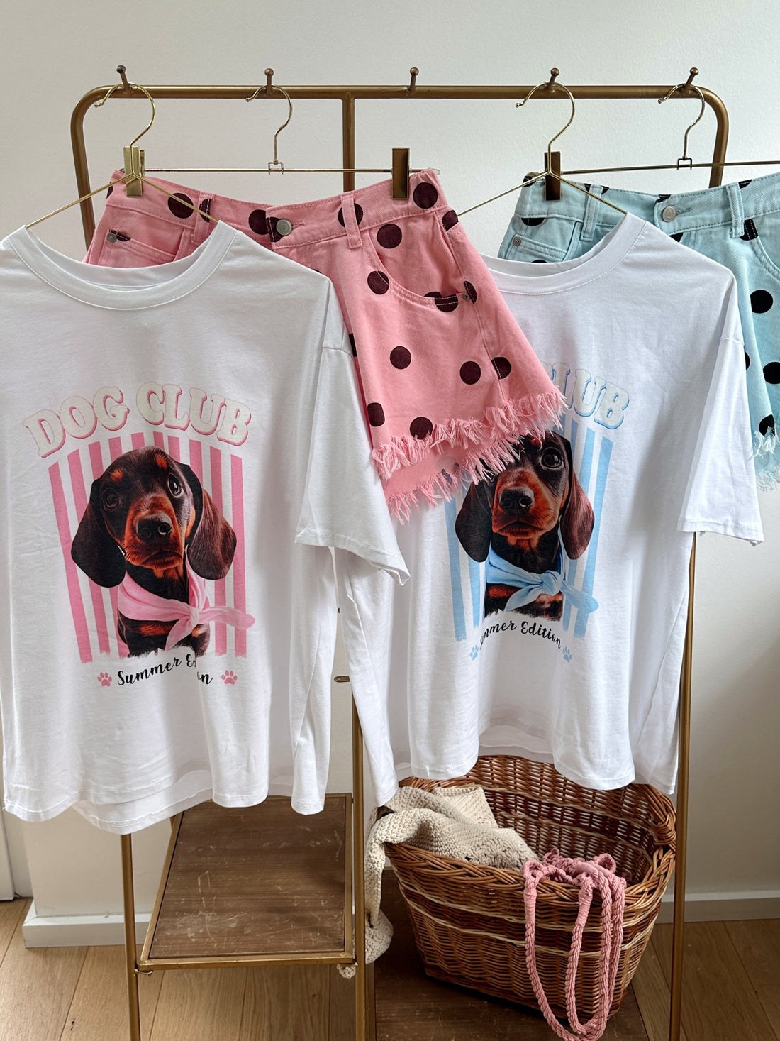 T-shirt TECKEL - Rose