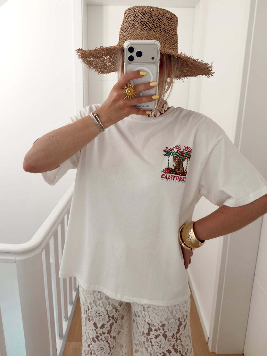 T-shirt TIGRE - Blanc