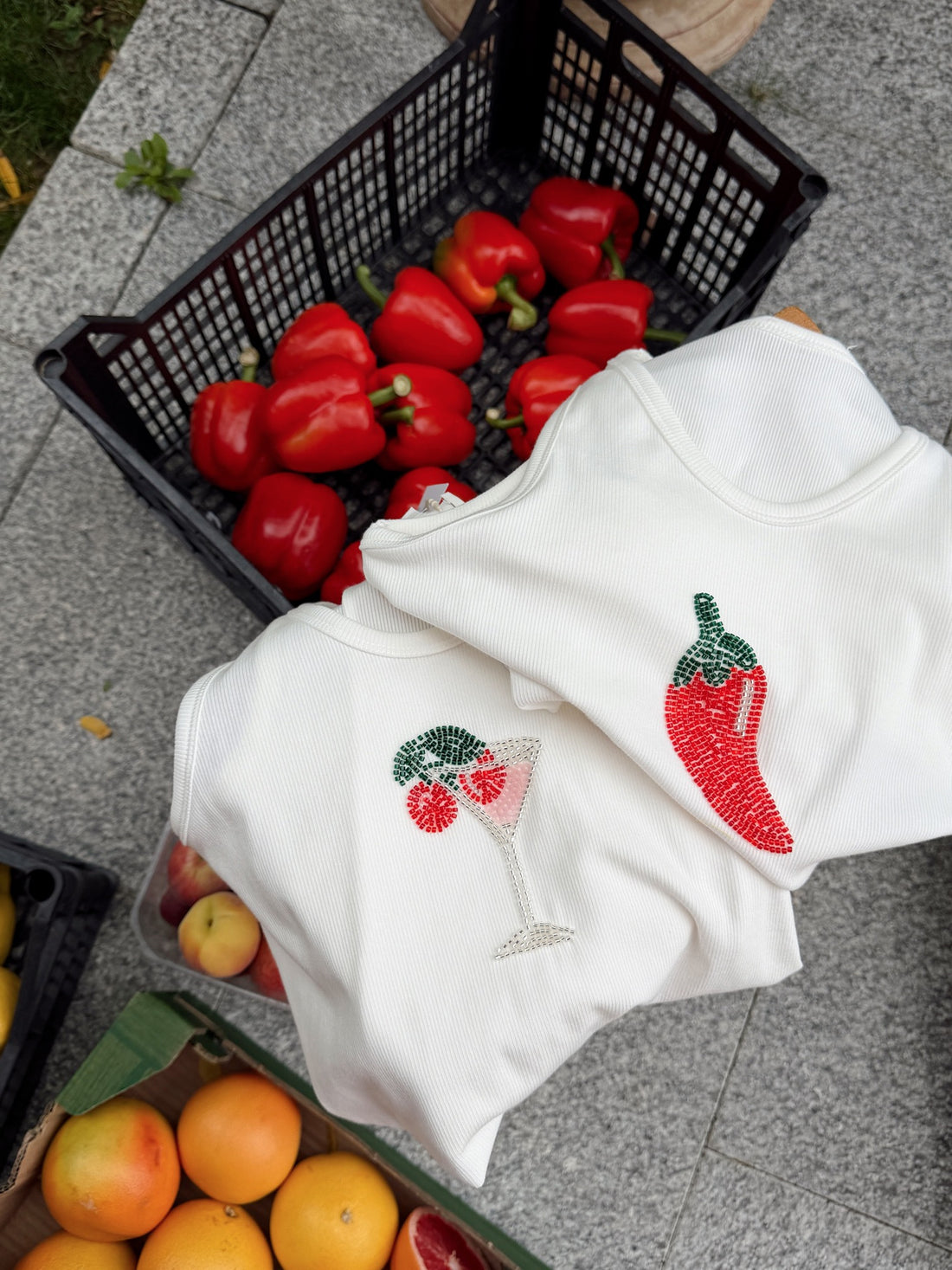 Top PIMENT - Blanc